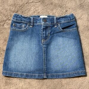 The Children’s Place - Girls Denim Skort W/ Adjustable Waist Size - 6X/7
